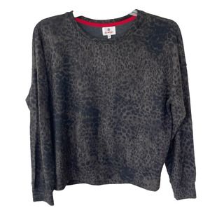 Sundry size Small animal print Crewneck sweater